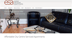 Desktop Screenshot of exeterservicedapartments.com